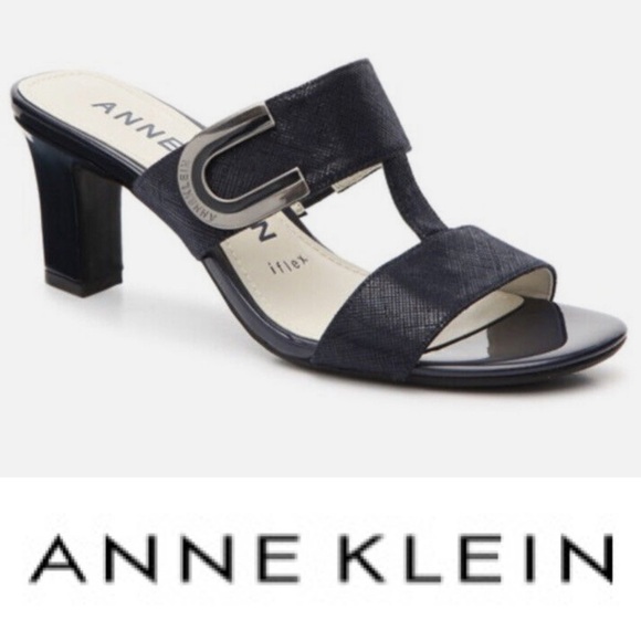 Gorgeous, Anne Klein iFlex Women Leather Strap Nala Heels Shoes ❤️ - Picture 1 of 7